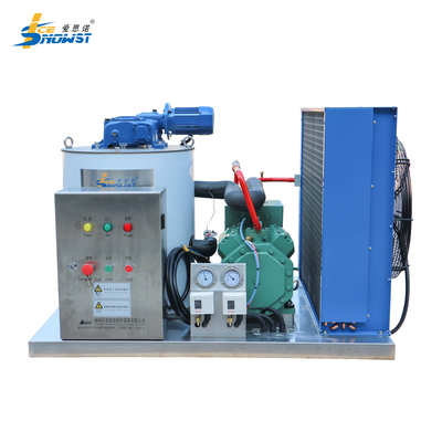 خرید 1 تن SS316 آب نمک فلاک یخ ماشین فلاک یخ ژنراتور با خنک کننده هوا online manufacture