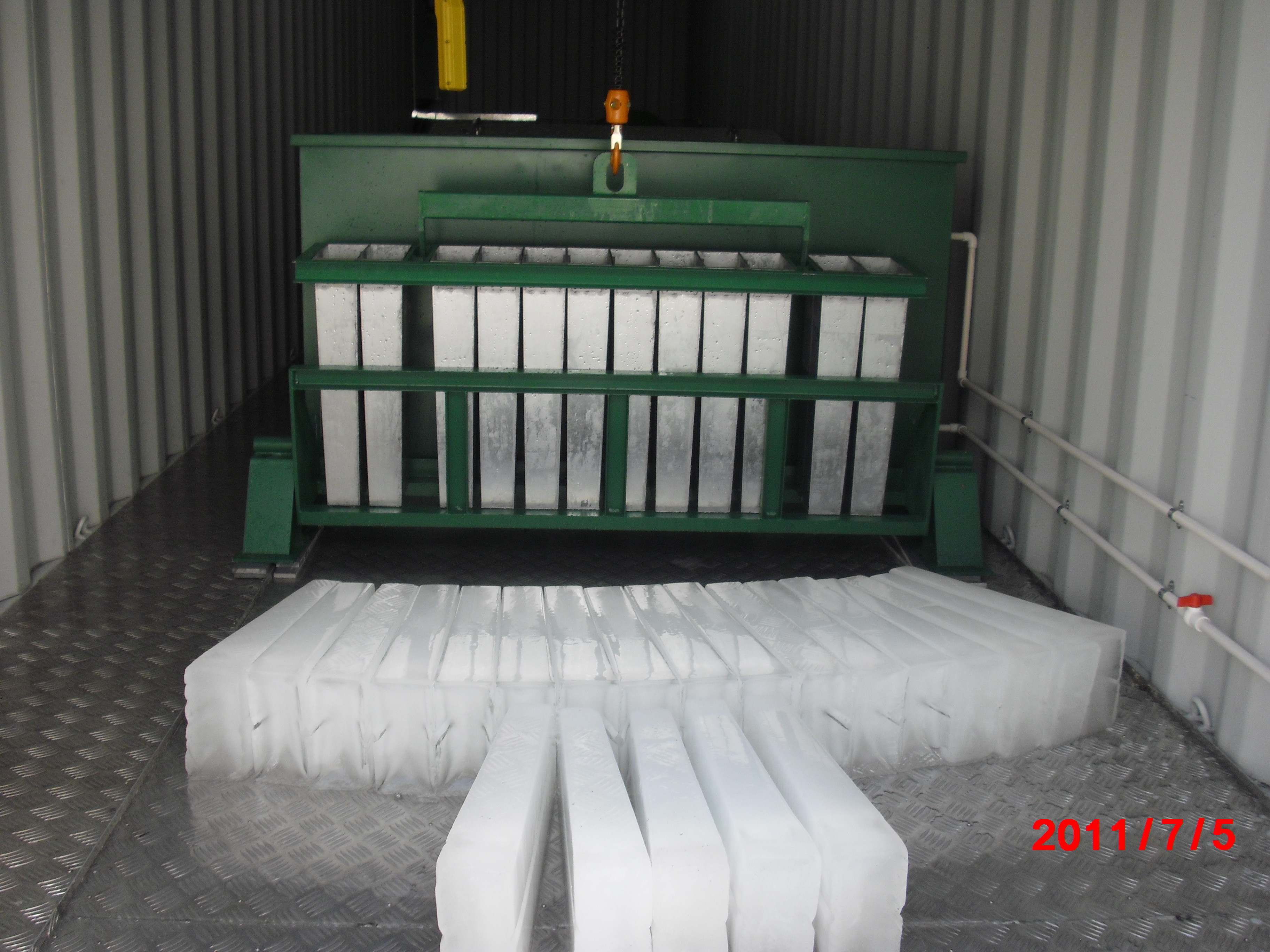 Containerized Block Ice Machine