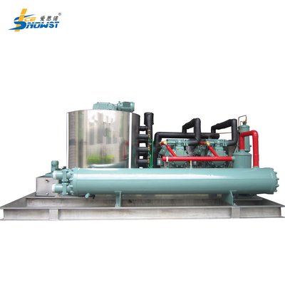 304SS 316SS فولاد ضد زنگ آب دریا فلاک یخ ماشین 10 تن