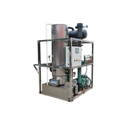 اندازه یخ 22mm*22mm*45mm دستگاه یخ لوله ای با کنترل PLC