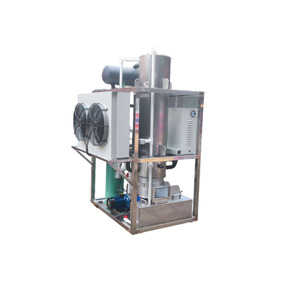 سیستم کنترل PLC دستگاه یخ لوله ای بخار دهنده فولاد ضد زنگ دستگاه تولید یخ لوله